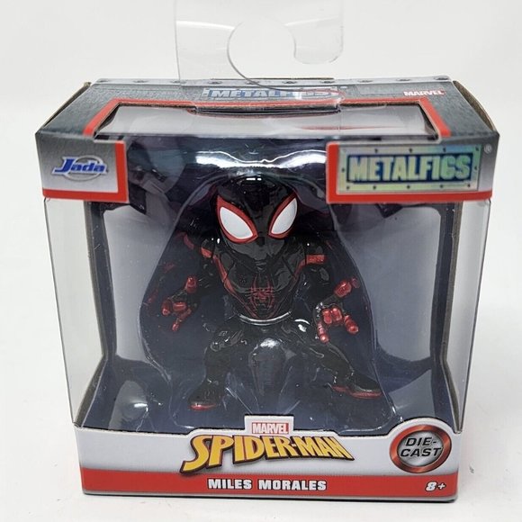 Jada Die Cast Figure Metalfigs‎ Spider-Man Miles Morales Marvel New - Picture 1 of 9